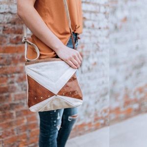 New Mona B Prism Canvas Crossbody
